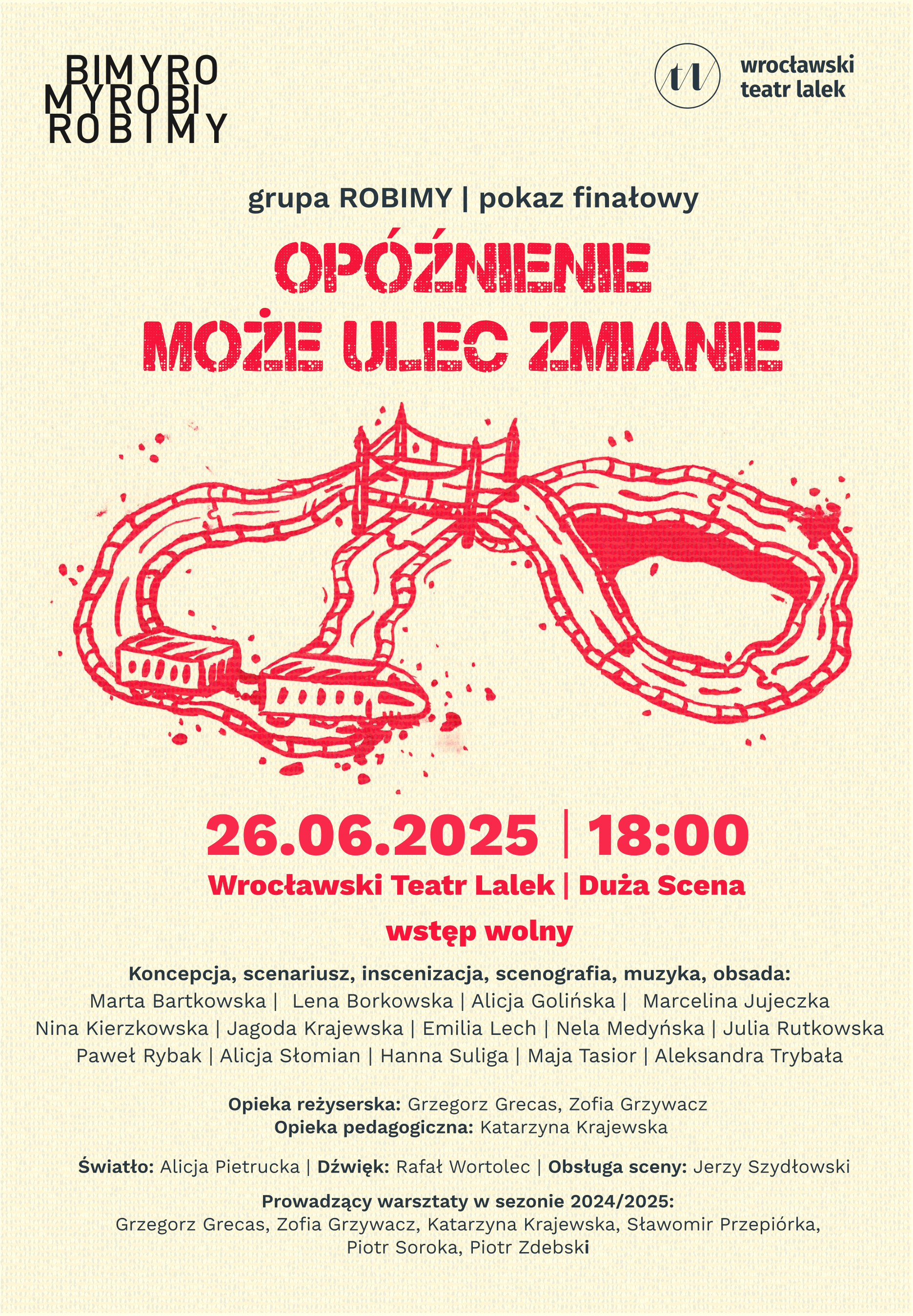 Plakat pokazu grupy robimy